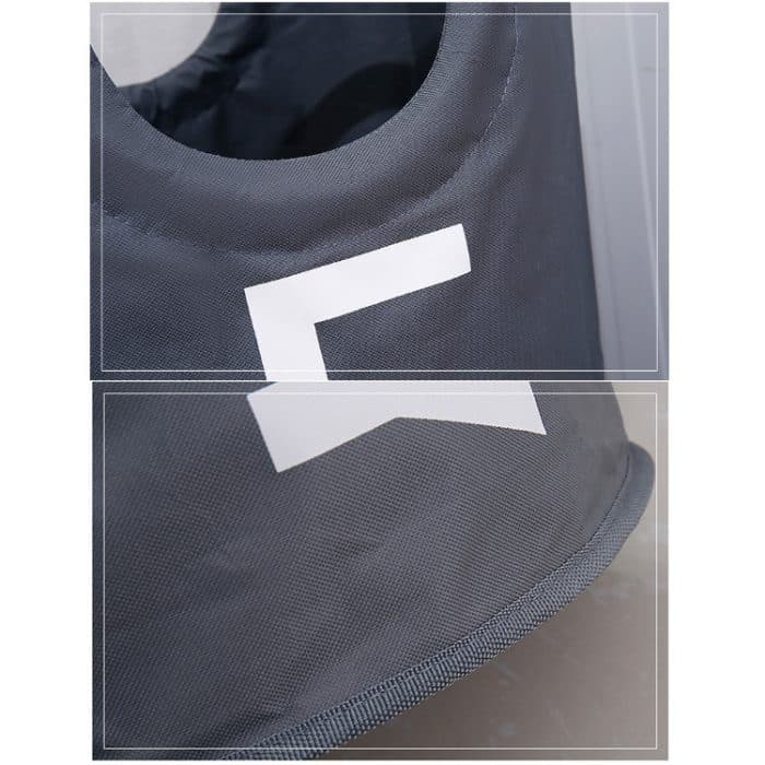 Tragbarer, wasserdichter Wäschekorb für schmutzige Kleidung, großer zusammenklappbarer Wäschekorb – Bild 7