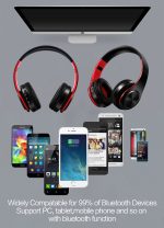 Drahtloser HiFi-Stereo-Bluetooth-Kopfhörer für Xiaomi iPhone Sumsamg Tablet, mit Mikrofon, unterstützt SD-Karte und FM – Bild 9