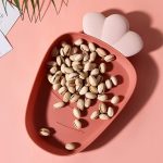 Home Fruit Rettichförmiger Obstteller aus Kunststoff, Snackteller, Trockenobstteller