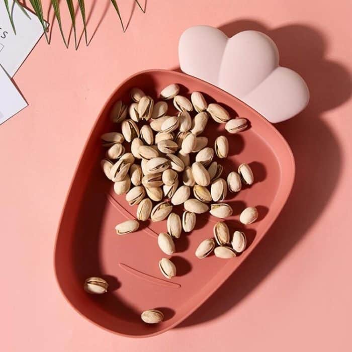 Home Fruit Rettichförmiger Obstteller aus Kunststoff, Snackteller, Trockenobstteller – Bild 2