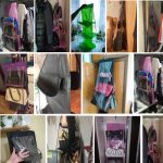 2 Stück tragbare, mehrschichtige transparente Netztasche zum Aufhängen für Zuhause – Bild 3