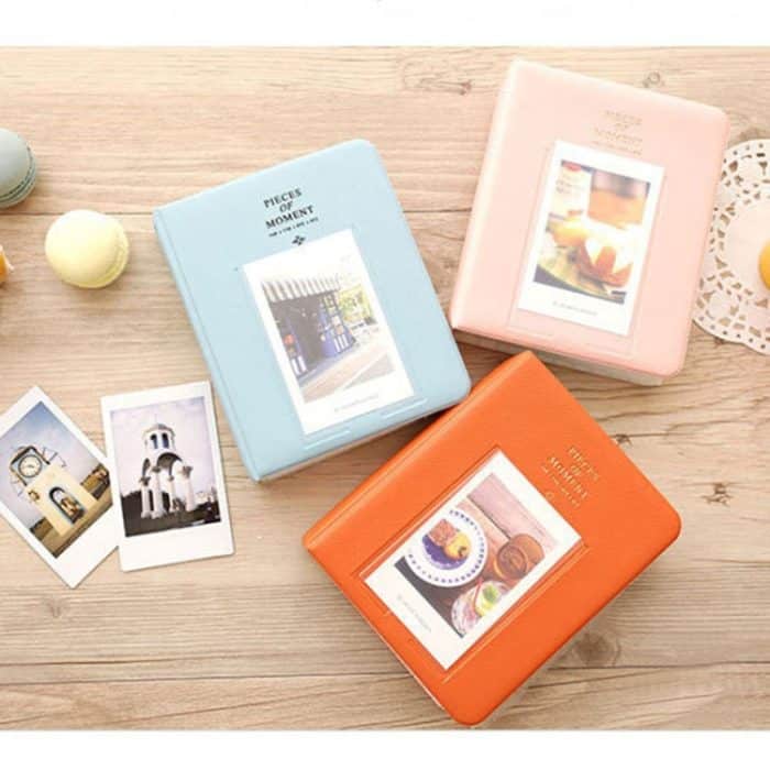 64 Fächer Namenskartenstücke für Fujifilm Instax Mini 8/7s/70/25/50s/90, 64 Pockets Beige, 64 Pockets Blue, 64 Pockets Green, 64 Pockets Orange, 64 Pockets Pink, 64 Pockets Sky Blue – Bild 7