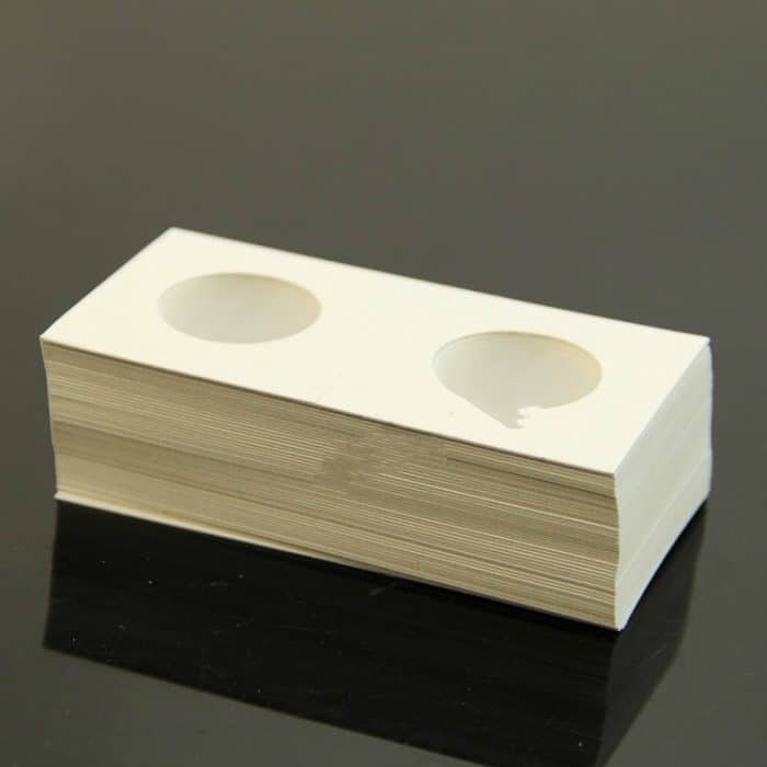 50 Stück / 3 Sätze 40mm Durchmesser Münzschutz Square Münzsammlung Papierclip – Bild 2