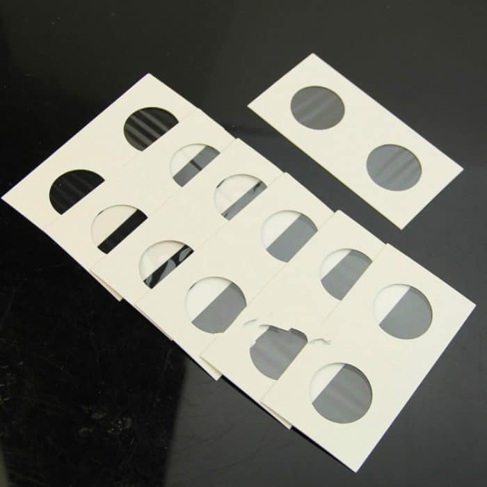 50 Stück / 3 Sätze 40mm Durchmesser Münzschutz Square Münzsammlung Papierclip – Bild 4