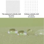 Allwetter-Regenschirm mit 16 Knochen, vergrößert durch einen langen Griff mit geradem Stockschirm – Bild 4