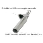 Titanlegierung Kunststoff Schweißbrenner Dreieck Schweißdüse Bodenschweißdüse – Bild 4