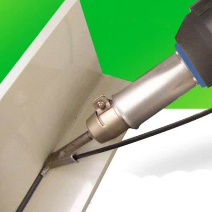 Titanlegierung Kunststoff Schweißbrenner Dreieck Schweißdüse Bodenschweißdüse – Bild 5