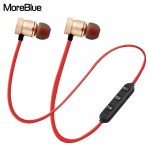 MoreBlue S07 Drahtlose Bluetooth-Kopfhörer Metall Magnetische Stereo-Bass-Kopfhörer Schnurlose Sport-Headset-Ohrhörer mit Mikrofon – Bild 2
