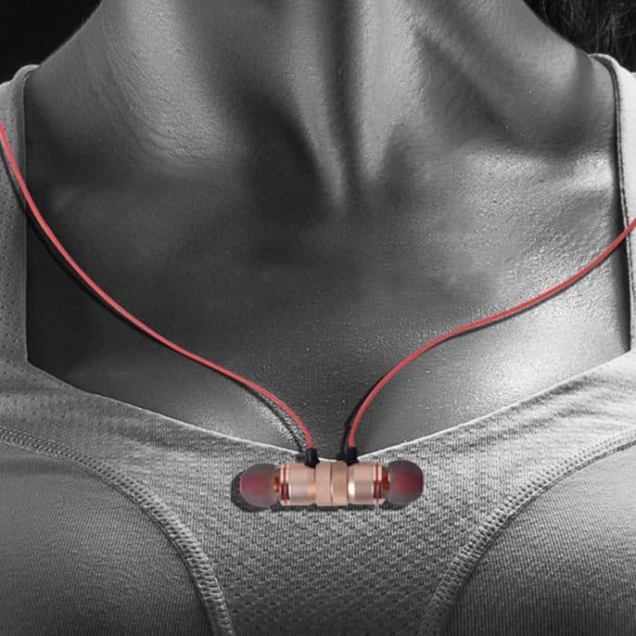 MoreBlue S07 Drahtlose Bluetooth-Kopfhörer Metall Magnetische Stereo-Bass-Kopfhörer Schnurlose Sport-Headset-Ohrhörer mit Mikrofon – Bild 5