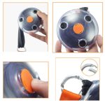 Tragbare Tragetasche mit wiederverwendbarer Faltkarabiner-Einkaufstasche – Bild 6