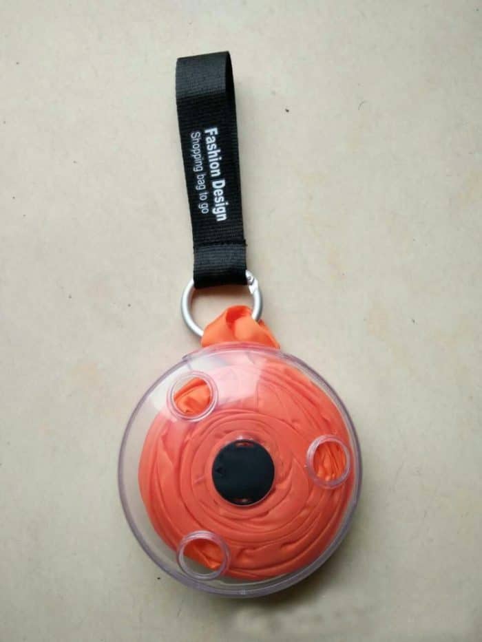 Tragbare Tragetasche mit wiederverwendbarer Faltkarabiner-Einkaufstasche – Bild 7