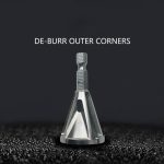 Edelstahl-Entgratungs-Außenfasenwerkzeug, Bohrer mit hoher Festigkeit und Härte, zum Entfernen von Graten, sechseckige gerillte Fase, Hexagonal grooved chamfer – Bild 3