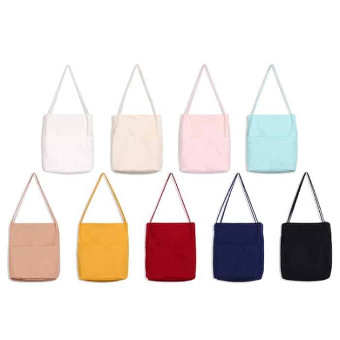 Faltbare Umhängetasche aus literarischem Canvas für Studenten – Bild 7