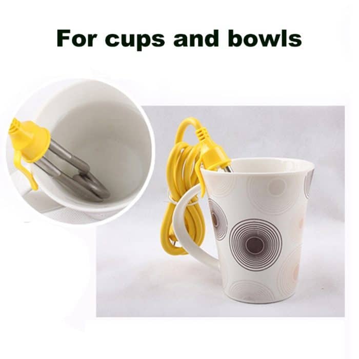 MJ-R4 Elektrischer Warmwasserbereiter Element Mini Boiler Heißwasser-Eintauchweg Verwenden Sie 600 W (Farbe zufällige Lieferung) – Bild 5