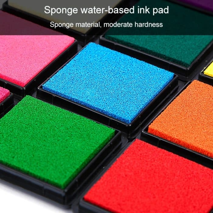 2 Stück kreatives Farb-Stempelkissen, kleines Stempelkissen, Größe: 4 x 4 cm – Bild 7