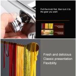 Haushalts-Edelstahl-Teigwaren machen maschinen manuelle Nudelhersteller Spaghetti Handschneider – Bild 7