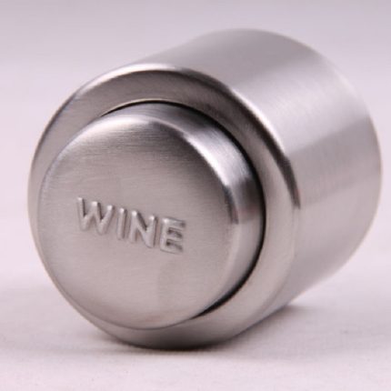 Push-Edelstahl-Rotweinstopfen, Champagnerstopfen, Red Wine Stopper, Wordless Wine Stopper, Champagne Stopper, Wordless Champagne Stopper