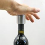 Push-Edelstahl-Rotweinstopfen, Champagnerstopfen, Red Wine Stopper, Wordless Wine Stopper, Champagne Stopper, Wordless Champagne Stopper – Bild 5