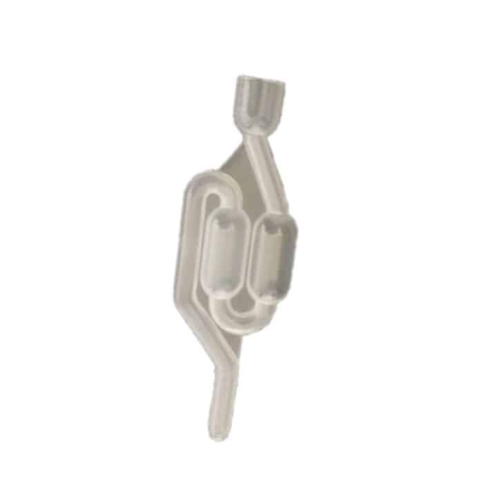 Wasserdichter Auspuff, Einweg-Heimbrauen, Weingärung, Luftschleuse, versiegeltes Luftschleusen-Rückschlagventil aus Kunststoff, wasserversiegelte Ventile, Uncovered plain check valve, Common check valve with cover – Bild 1