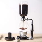 Klassische Siphon-Kaffeekanne mit schwarzem Griff, Glas-Siphonkanne für 5 Personen, Größe: 37,5 x 11,3 cm, Coffee Pot with Handle – Bild 4