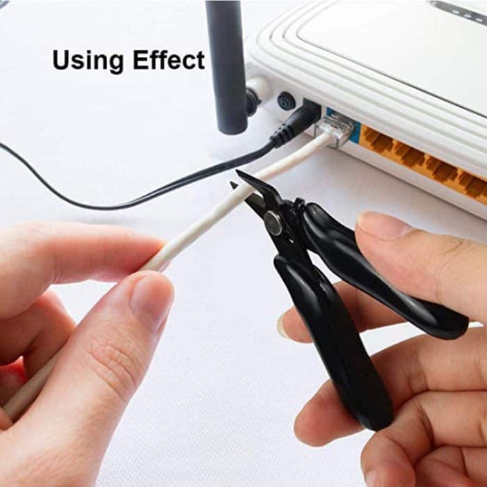 3,5-Zoll-Diagonalzange Mini-Drahtschneider Kleine elektronische Weichzange mit weichem Schnitt – Bild 4