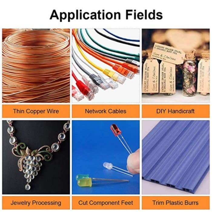 3,5-Zoll-Diagonalzange Mini-Drahtschneider Kleine elektronische Weichzange mit weichem Schnitt – Bild 5