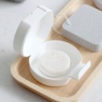 Reise tragbare Seifenkiste Haushaltsseife Aufbewahrungsbox mit Deckel