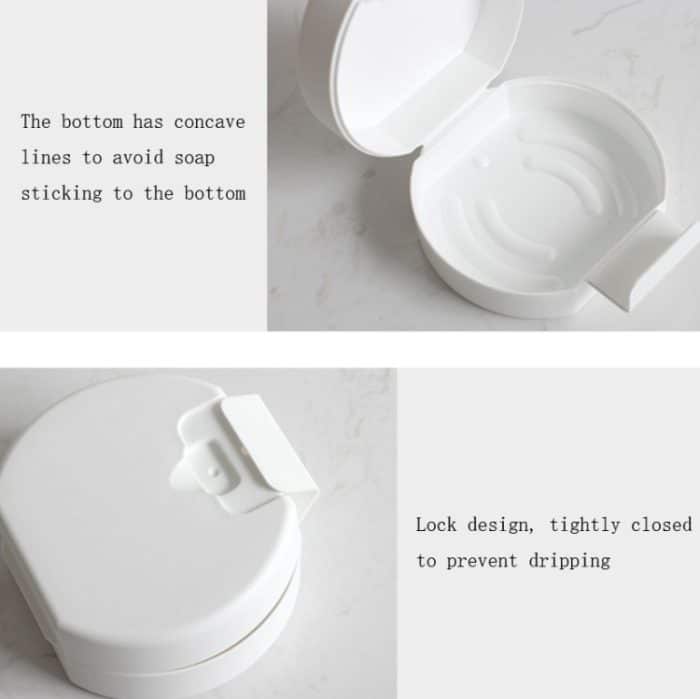 TBD0510895_8.jpg Reise tragbare Seifenkiste Haushaltsseife Aufbewahrungsbox mit Deckel – Bild 9