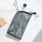 2 Stück Reise-Toilettenartikel-Aufbewahrungstasche, Kosmetikpinsel, wasserdichte Handtasche, zufällige Farbe – Bild 2