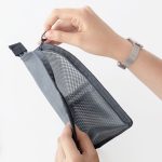 2 Stück Reise-Toilettenartikel-Aufbewahrungstasche, Kosmetikpinsel, wasserdichte Handtasche, zufällige Farbe – Bild 5