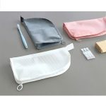 2 Stück Reise-Toilettenartikel-Aufbewahrungstasche, Kosmetikpinsel, wasserdichte Handtasche, zufällige Farbe – Bild 9