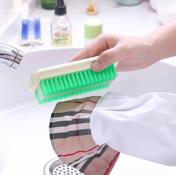TBD0510967.jpg 4 PCS Haushalts-Weichborsten-Waschbürste Kunststoff-Reinigungsbürste Waschschuhbürste Zufällige Farbe – Bild 1