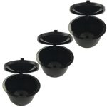 3 PCS Kaffeemaschine Universal Kapselbecher Überbehandlung Tasse Kaffeefilter, Universal Capsule Cup