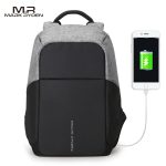 Mark Ryden Multifunktions-USB-Lade-Männer-15-Zoll-Laptop-Rucksack, Black, Black with Grey, Gray – Bild 3