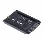 Metallgehäuse CYB + M Sockel 2 M.2 NGFF (SATA) SSD auf 2,5 SATA Adapter für 2230/2242/2260/2280 mm M2 NGFF SSD Solid State Festplatte