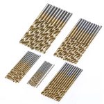 50 PCS / Set Titanbeschichtete Bohrer Hochgeschwindigkeits-Stahlbohrer Set Bohrmaschinen – Bild 3