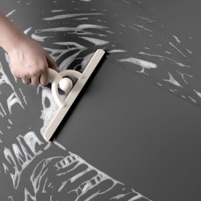 5 PCS Glaswischer Haushaltsreinigungswerkzeug Bodentür- und Fensterreinigungsschaber, With Grip White, With Grip Gray – Bild 6