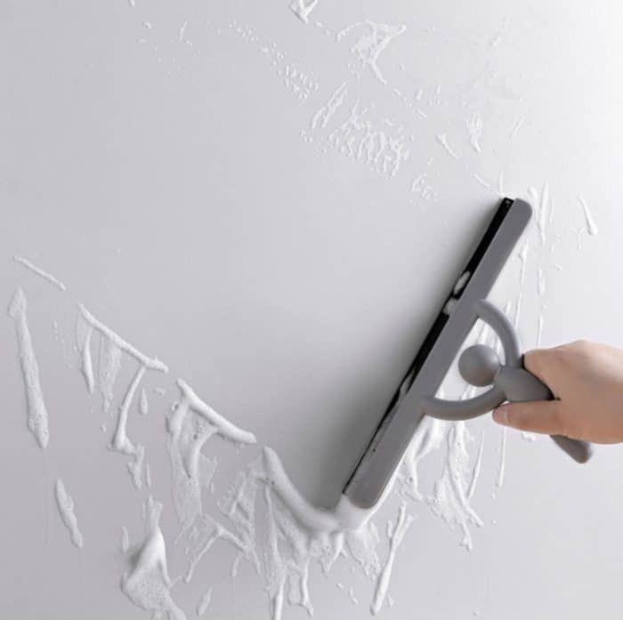 5 PCS Glaswischer Haushaltsreinigungswerkzeug Bodentür- und Fensterreinigungsschaber, With Grip White, With Grip Gray – Bild 7