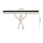 5 PCS Glaswischer Haushaltsreinigungswerkzeug Bodentür- und Fensterreinigungsschaber, With Grip White, With Grip Gray – Bild 9