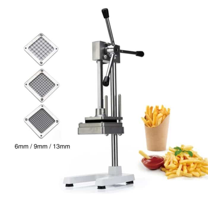 Manuell geschnittene Pommes Frites Maschine Kartoffelschneider Chips Klingen Obst Gemüse Gemüse Maschine – Bild 1