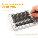 Manuell geschnittene Pommes Frites Maschine Kartoffelschneider Chips Klingen Obst Gemüse Gemüse Maschine – Bild 5