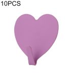 10 Stück Liebes-Herz-Haken, herzförmiger Raumdekorationshaken aus Edelstahl