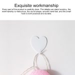 10 Stück Liebes-Herz-Haken, herzförmiger Raumdekorationshaken aus Edelstahl – Bild 5