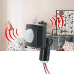 Automatischer Sicherheits-PIR-Infrarot-Bewegungsmelder, Wandstrahler, Schalter, 10mm, 12mm – Bild 3