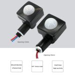 Automatischer Sicherheits-PIR-Infrarot-Bewegungsmelder, Wandstrahler, Schalter, 10mm, 12mm – Bild 7
