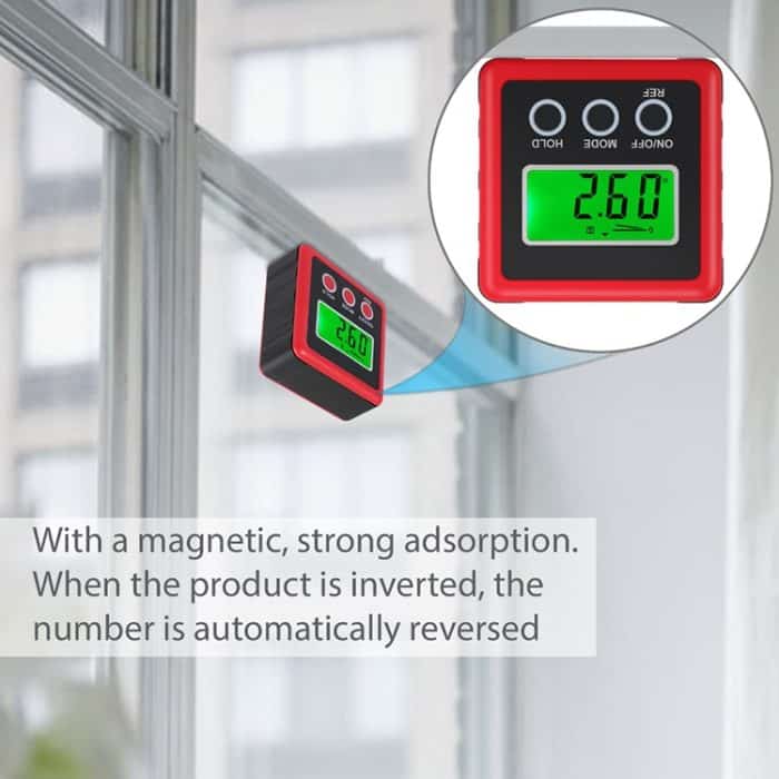 3-Tasten-Mini-Präzisions-Magnet-Digital-Neigungsbox/Neigungsmesser/Neigungsmesser – Bild 9