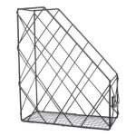 Zeitschriftenhalter Modernes Desktop-Buchaufbewahrungsregal Eisen-Bücherregal, (Black), (Gold)