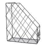 Zeitschriftenhalter Modernes Desktop-Buchaufbewahrungsregal Eisen-Bücherregal, (Black), (Gold) – Bild 2