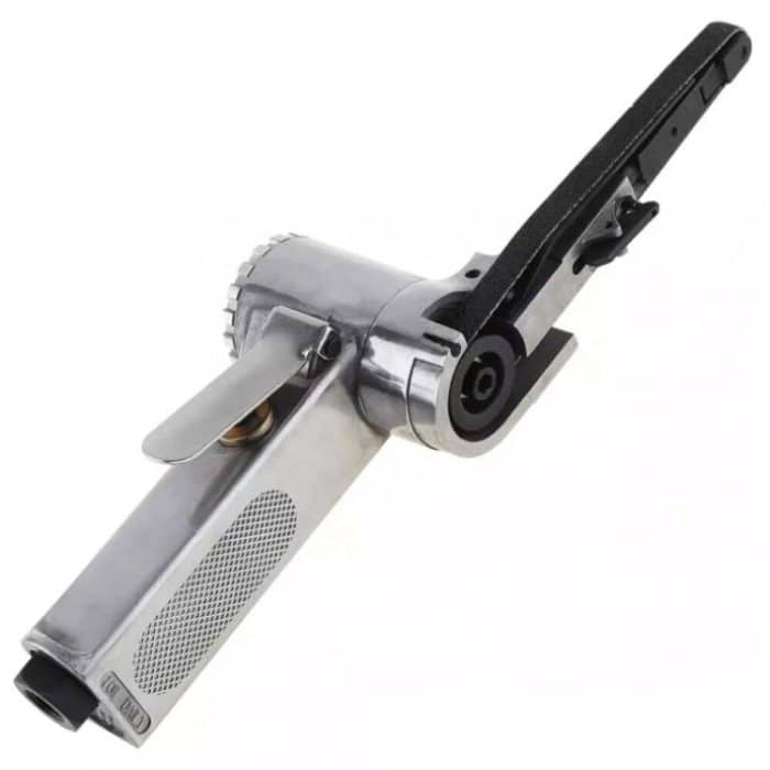 Pneumatische Bandmaschine, pneumatische Schleifring-Bandmaschine, Poliermaschine, 33x1cm, 52x2cm – Bild 1