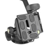 Q08 Dreidimensionale Dämpfung 360-Grad-Panorama-Skala Nivellierung von Metallstativköpfen – Bild 3